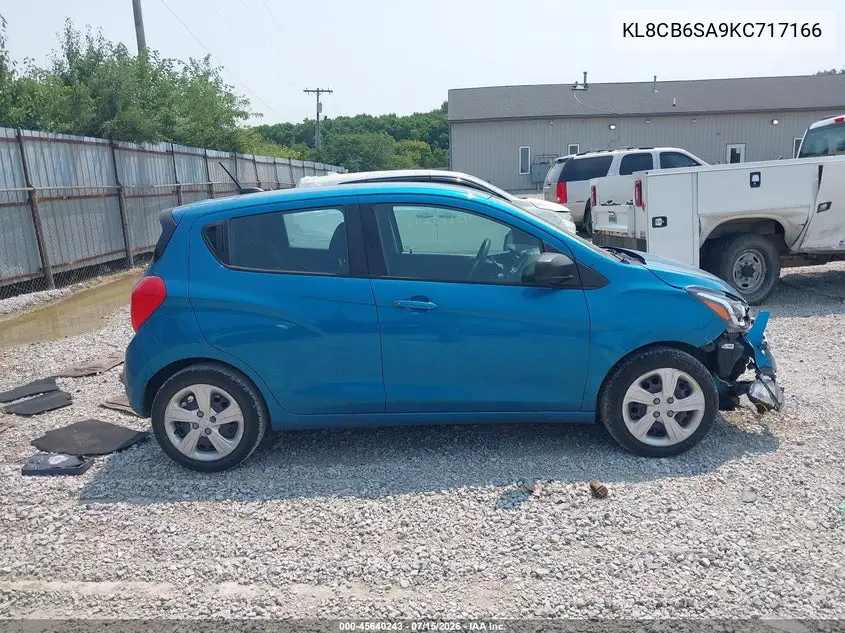 2019 Chevrolet Spark Ls Cvt VIN: KL8CB6SA9KC717166 Lot: 45640243