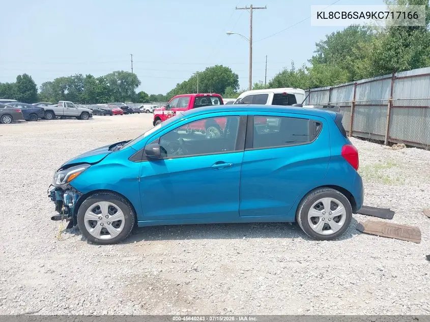 2019 Chevrolet Spark Ls Cvt VIN: KL8CB6SA9KC717166 Lot: 45640243