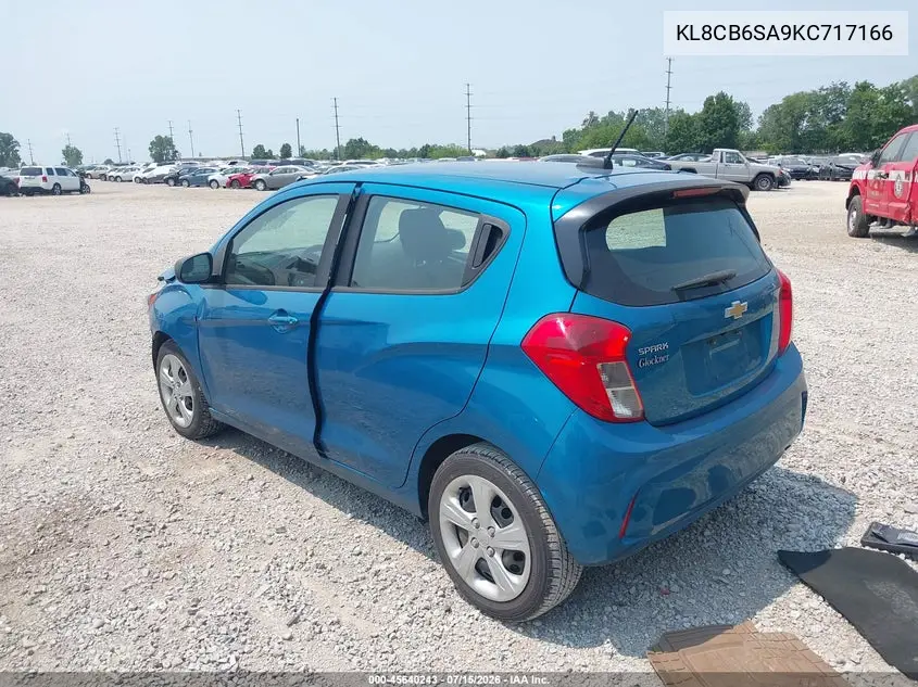 2019 Chevrolet Spark Ls Cvt VIN: KL8CB6SA9KC717166 Lot: 45640243