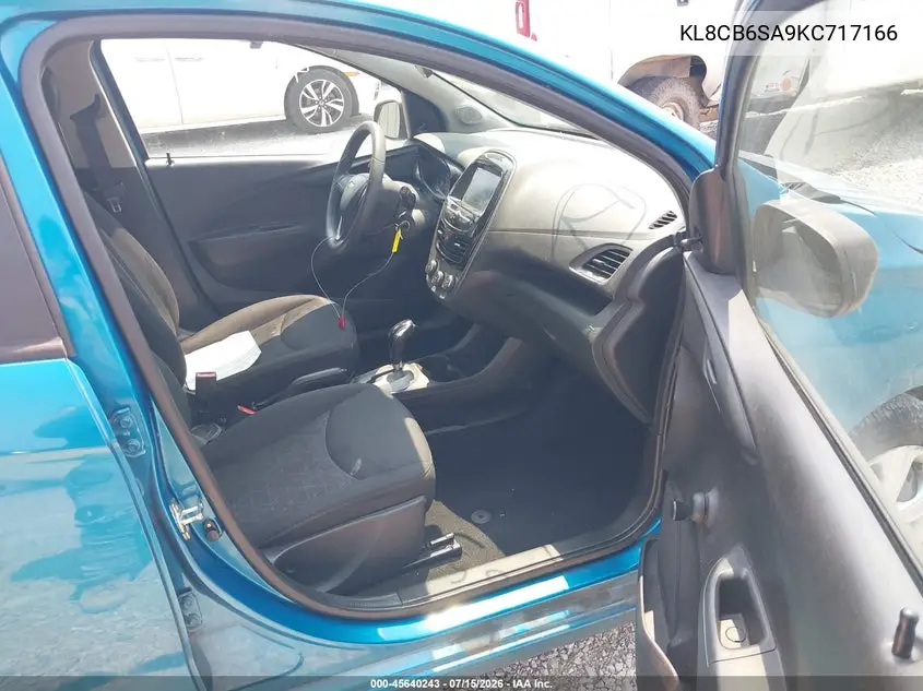2019 Chevrolet Spark Ls Cvt VIN: KL8CB6SA9KC717166 Lot: 45640243