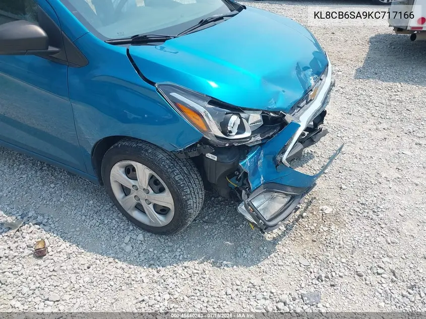 2019 Chevrolet Spark Ls Cvt VIN: KL8CB6SA9KC717166 Lot: 45640243