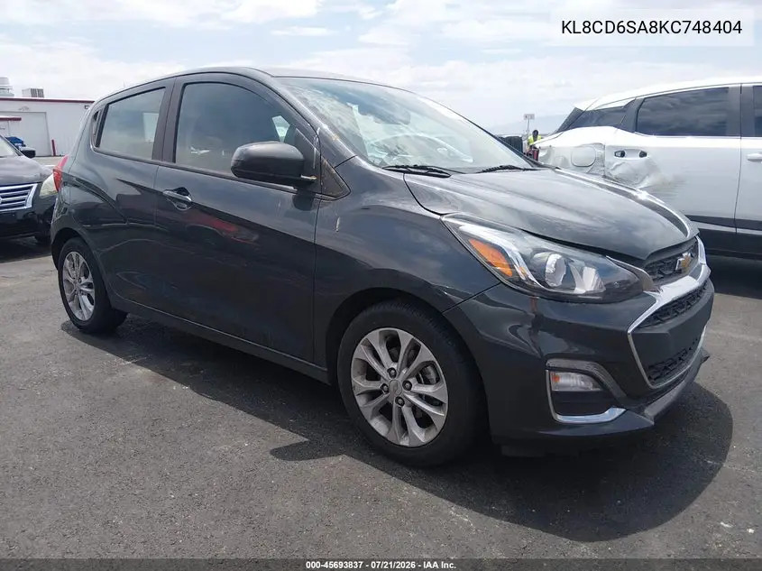 2019 Chevrolet Spark 1Lt Cvt VIN: KL8CD6SA8KC748404 Lot: 45693837