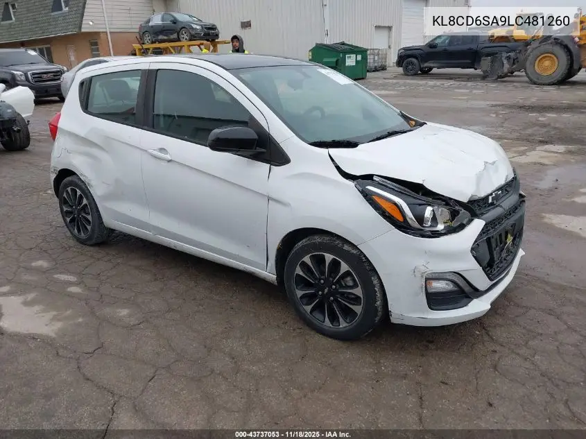 KL8CD6SA9LC481260 2020 Chevrolet Spark Fwd 1Lt Automatic