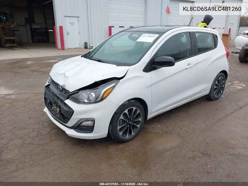 KL8CD6SA9LC481260 2020 Chevrolet Spark Fwd 1Lt Automatic