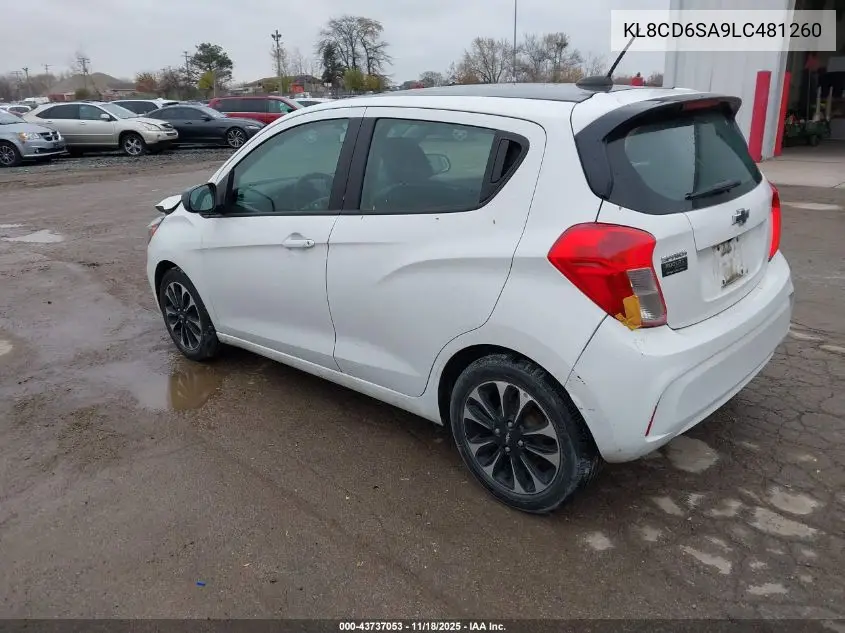 KL8CD6SA9LC481260 2020 Chevrolet Spark Fwd 1Lt Automatic