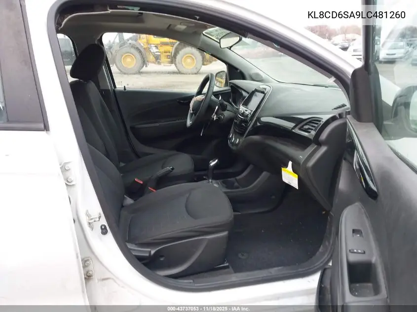 KL8CD6SA9LC481260 2020 Chevrolet Spark Fwd 1Lt Automatic