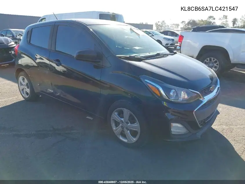 KL8CB6SA7LC421547 2020 Chevrolet Spark Fwd Ls Automatic