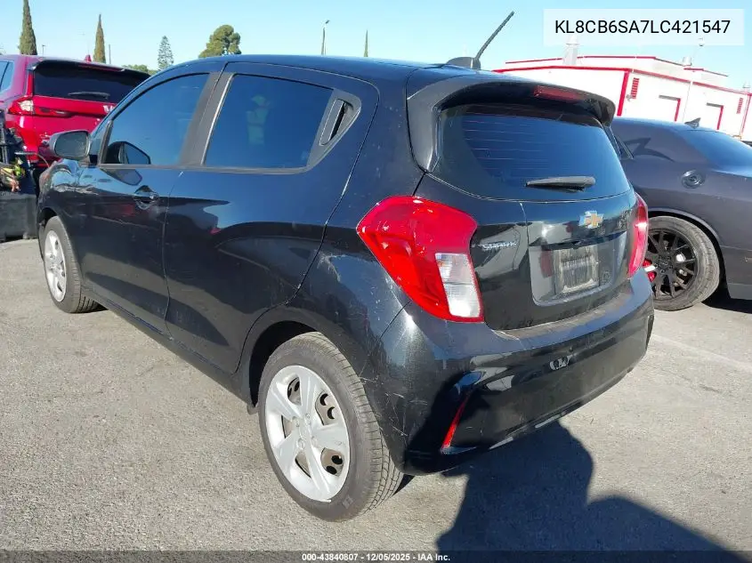 KL8CB6SA7LC421547 2020 Chevrolet Spark Fwd Ls Automatic