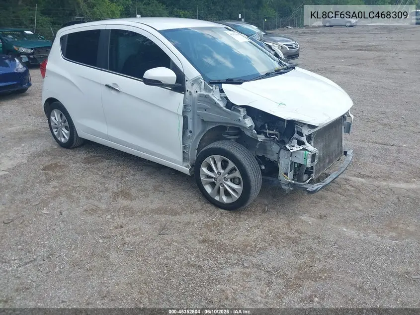 2020 Chevrolet Spark Fwd 2Lt Automatic VIN: KL8CF6SA0LC468309 Lot: 45352804