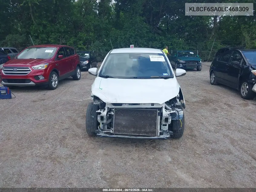 2020 Chevrolet Spark Fwd 2Lt Automatic VIN: KL8CF6SA0LC468309 Lot: 45352804
