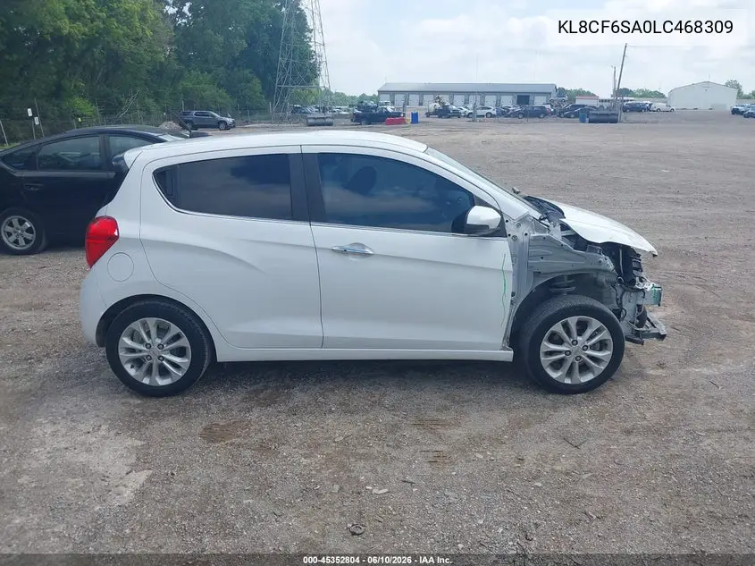 2020 Chevrolet Spark Fwd 2Lt Automatic VIN: KL8CF6SA0LC468309 Lot: 45352804