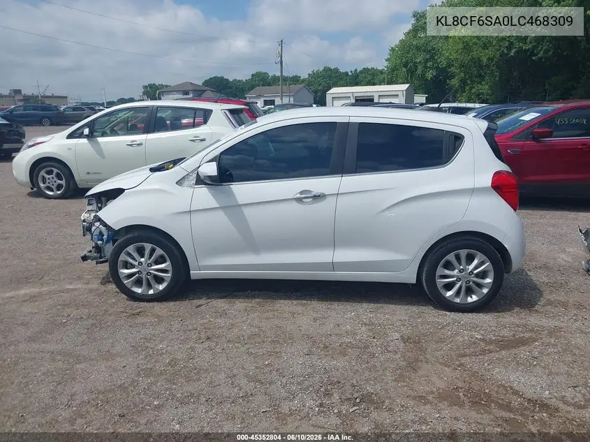 2020 Chevrolet Spark Fwd 2Lt Automatic VIN: KL8CF6SA0LC468309 Lot: 45352804