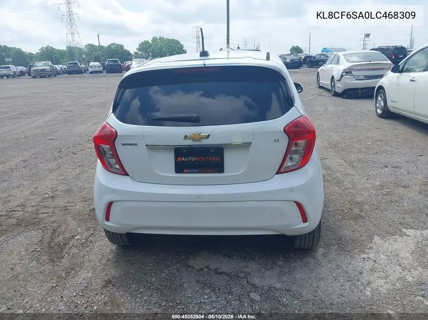 2020 Chevrolet Spark Fwd 2Lt Automatic VIN: KL8CF6SA0LC468309 Lot: 45352804