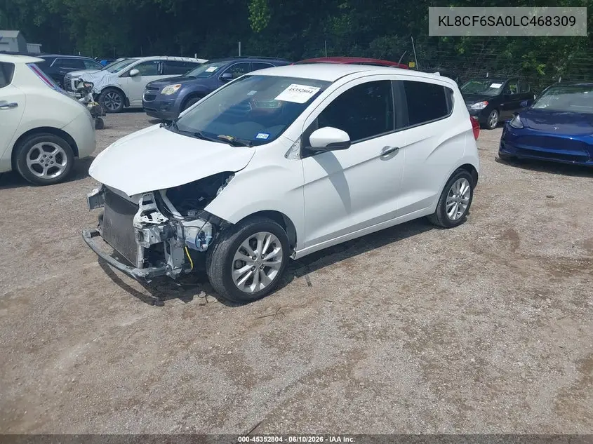2020 Chevrolet Spark Fwd 2Lt Automatic VIN: KL8CF6SA0LC468309 Lot: 45352804
