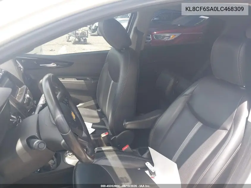 2020 Chevrolet Spark Fwd 2Lt Automatic VIN: KL8CF6SA0LC468309 Lot: 45352804