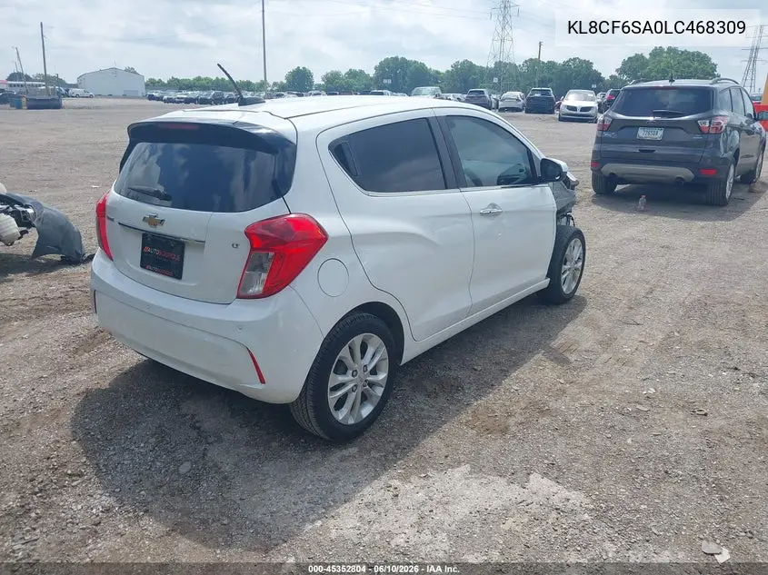 2020 Chevrolet Spark Fwd 2Lt Automatic VIN: KL8CF6SA0LC468309 Lot: 45352804