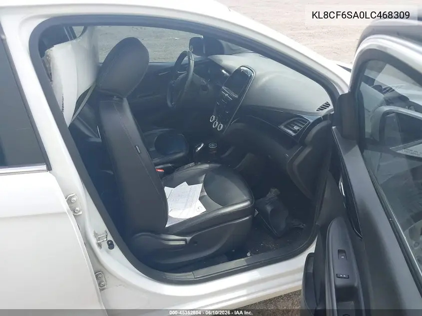 2020 Chevrolet Spark Fwd 2Lt Automatic VIN: KL8CF6SA0LC468309 Lot: 45352804