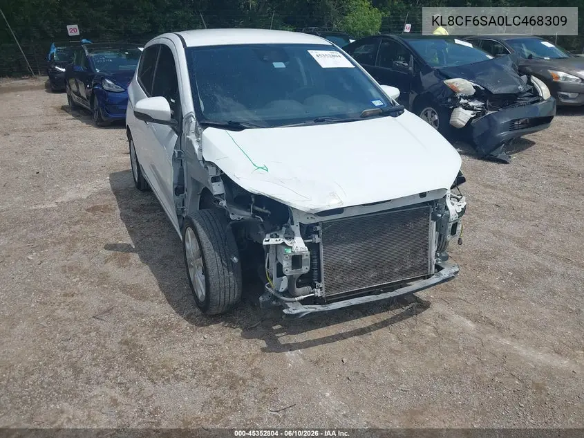 2020 Chevrolet Spark Fwd 2Lt Automatic VIN: KL8CF6SA0LC468309 Lot: 45352804