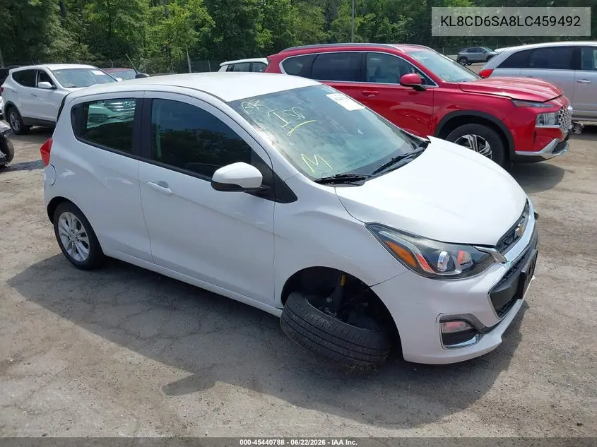 2020 Chevrolet Spark Fwd 1Lt Automatic VIN: KL8CD6SA8LC459492 Lot: 45440788