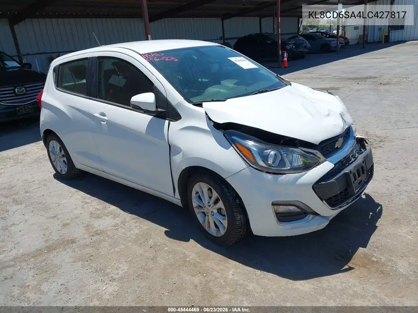 2020 Chevrolet Spark Fwd 1Lt Automatic VIN: KL8CD6SA4LC427817 Lot: 45444469