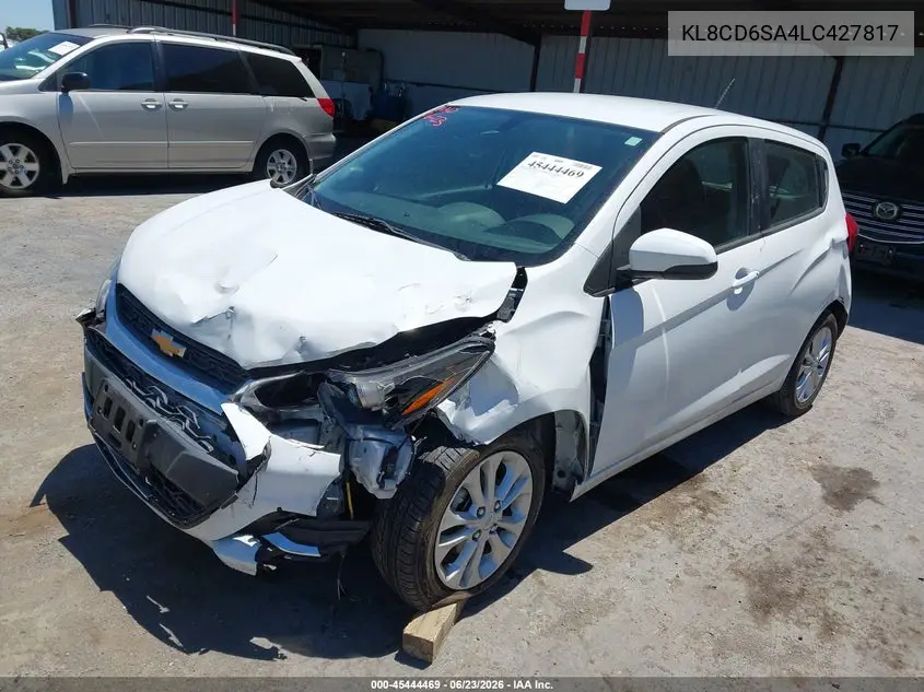 2020 Chevrolet Spark Fwd 1Lt Automatic VIN: KL8CD6SA4LC427817 Lot: 45444469