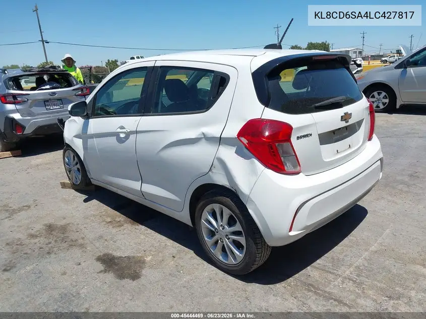 2020 Chevrolet Spark Fwd 1Lt Automatic VIN: KL8CD6SA4LC427817 Lot: 45444469