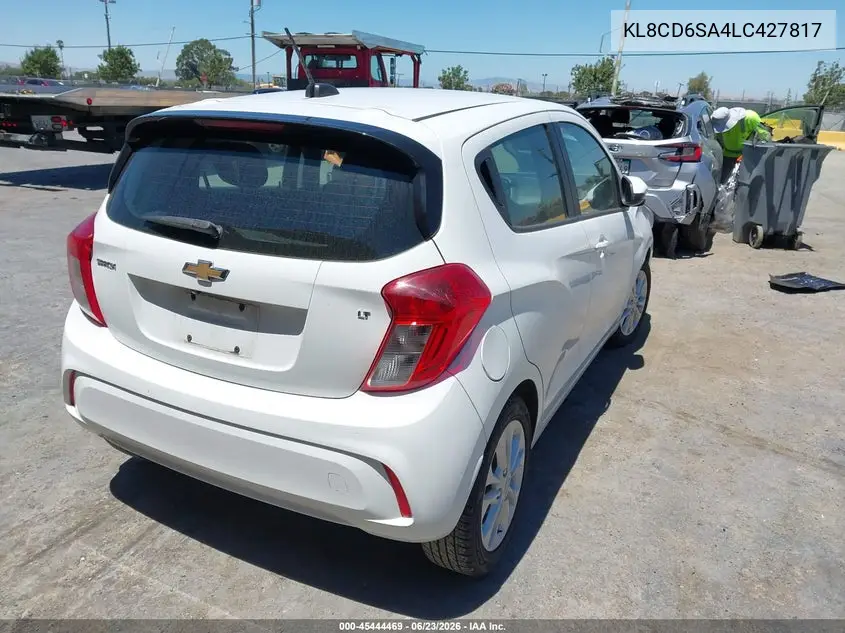 2020 Chevrolet Spark Fwd 1Lt Automatic VIN: KL8CD6SA4LC427817 Lot: 45444469