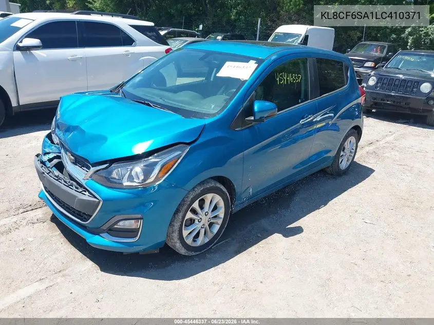 2020 Chevrolet Spark Fwd 2Lt Automatic VIN: KL8CF6SA1LC410371 Lot: 45446337