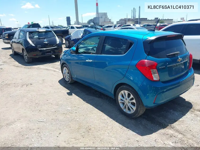 2020 Chevrolet Spark Fwd 2Lt Automatic VIN: KL8CF6SA1LC410371 Lot: 45446337