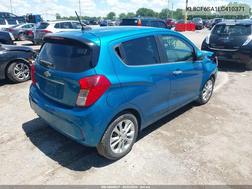 2020 Chevrolet Spark Fwd 2Lt Automatic VIN: KL8CF6SA1LC410371 Lot: 45446337