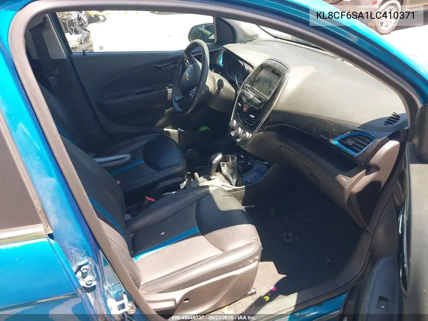 2020 Chevrolet Spark Fwd 2Lt Automatic VIN: KL8CF6SA1LC410371 Lot: 45446337
