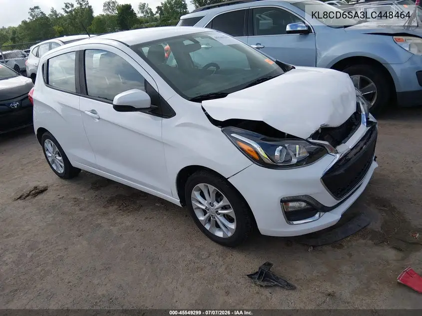 2020 Chevrolet Spark Fwd 1Lt Automatic VIN: KL8CD6SA3LC448464 Lot: 45549299