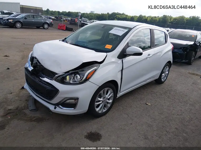 2020 Chevrolet Spark Fwd 1Lt Automatic VIN: KL8CD6SA3LC448464 Lot: 45549299