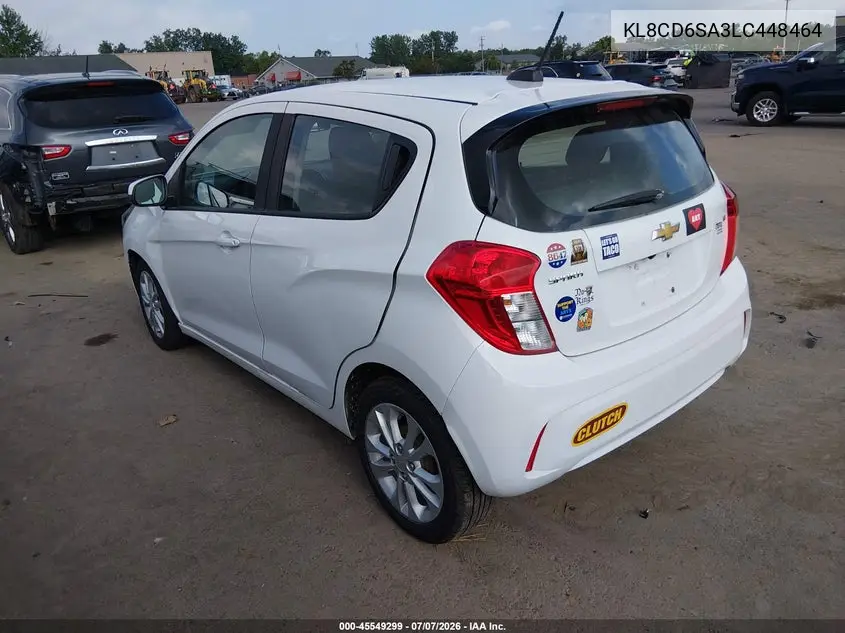 2020 Chevrolet Spark Fwd 1Lt Automatic VIN: KL8CD6SA3LC448464 Lot: 45549299