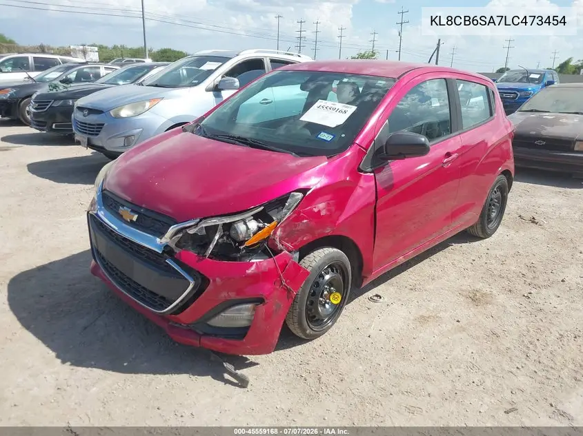 2020 Chevrolet Spark Fwd Ls Automatic VIN: KL8CB6SA7LC473454 Lot: 45559168