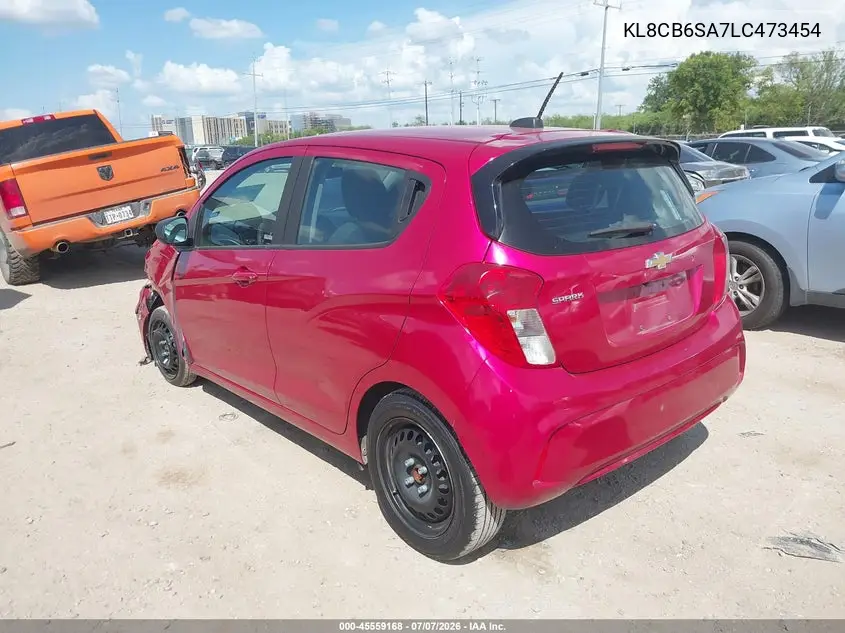 2020 Chevrolet Spark Fwd Ls Automatic VIN: KL8CB6SA7LC473454 Lot: 45559168