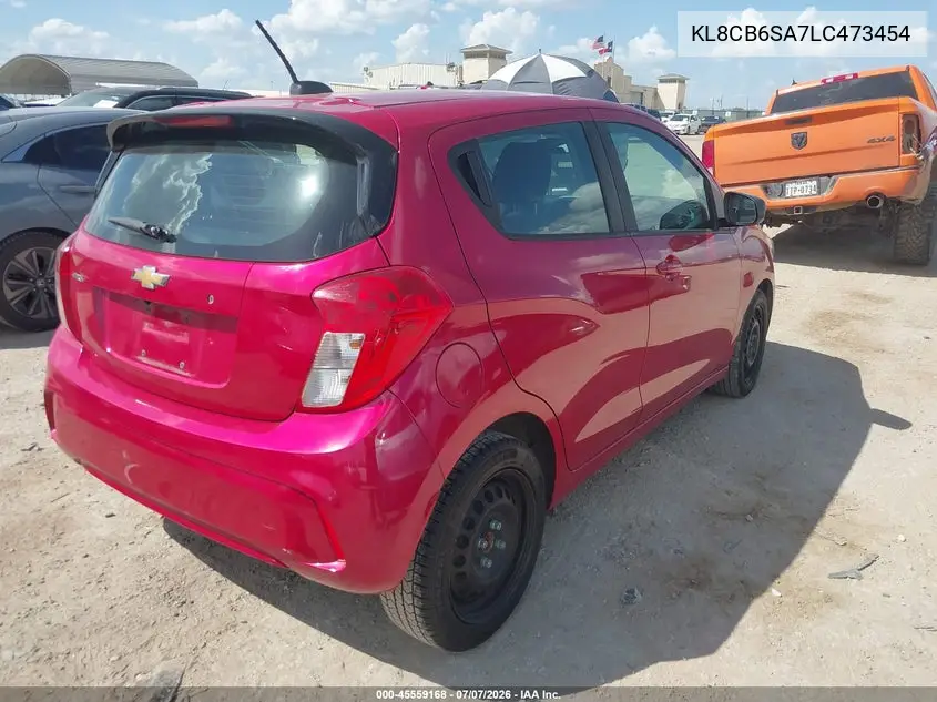 2020 Chevrolet Spark Fwd Ls Automatic VIN: KL8CB6SA7LC473454 Lot: 45559168