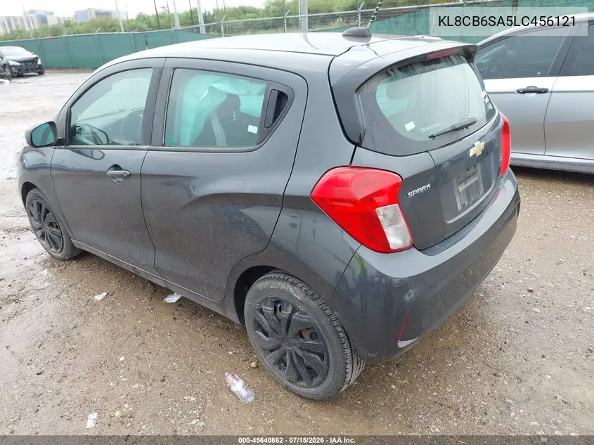 2020 Chevrolet Spark Fwd Ls Automatic VIN: KL8CB6SA5LC456121 Lot: 45640862