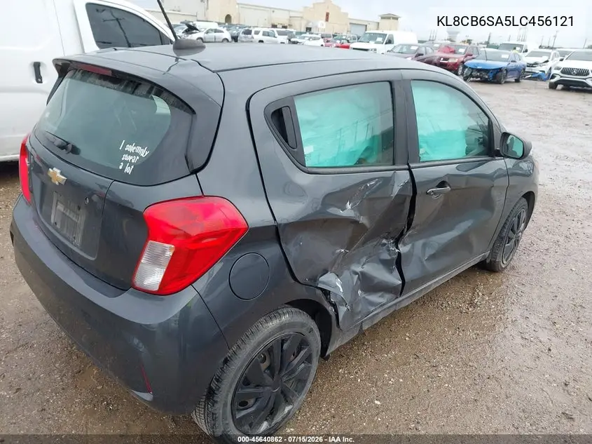 2020 Chevrolet Spark Fwd Ls Automatic VIN: KL8CB6SA5LC456121 Lot: 45640862