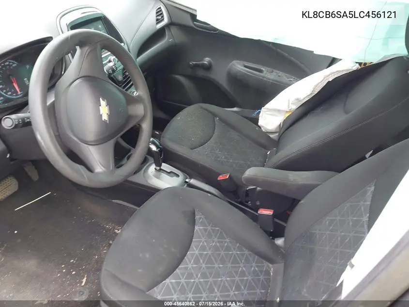 2020 Chevrolet Spark Fwd Ls Automatic VIN: KL8CB6SA5LC456121 Lot: 45640862