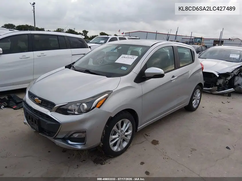 2020 Chevrolet Spark Fwd 1Lt Automatic VIN: KL8CD6SA2LC427489 Lot: 45653333
