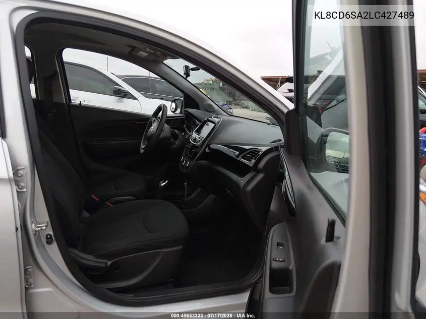 2020 Chevrolet Spark Fwd 1Lt Automatic VIN: KL8CD6SA2LC427489 Lot: 45653333