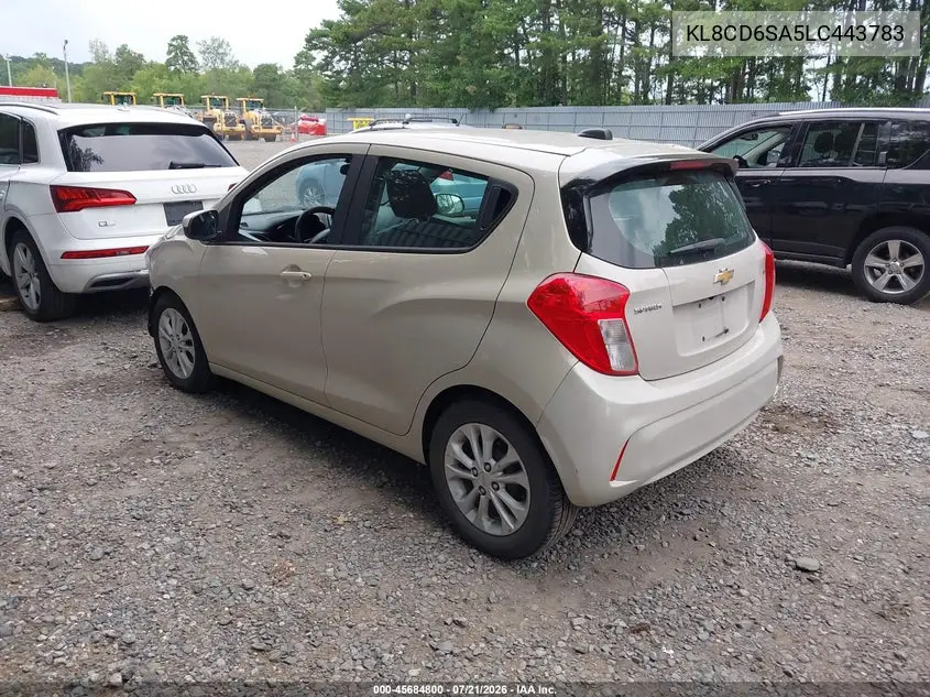 2020 Chevrolet Spark Fwd 1Lt Automatic VIN: KL8CD6SA5LC443783 Lot: 45684800