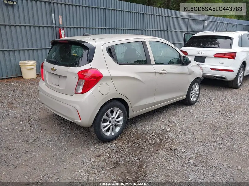 2020 Chevrolet Spark Fwd 1Lt Automatic VIN: KL8CD6SA5LC443783 Lot: 45684800