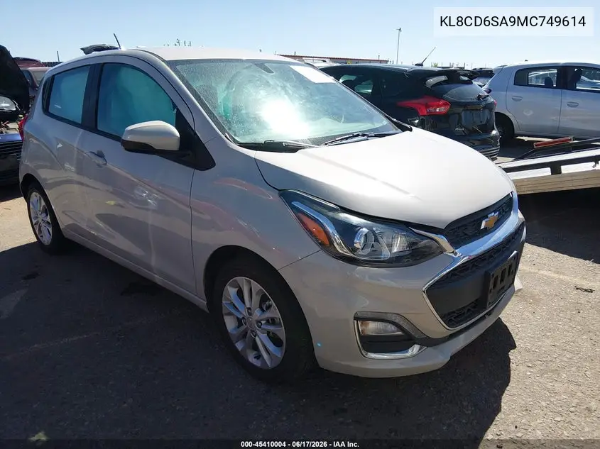 2021 Chevrolet Spark Fwd 1Lt Automatic VIN: KL8CD6SA9MC749614 Lot: 45410004