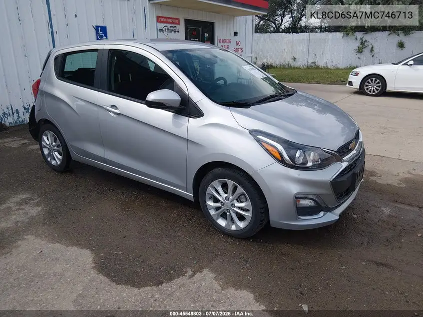 2021 Chevrolet Spark Fwd 1Lt Automatic VIN: KL8CD6SA7MC746713 Lot: 45549803