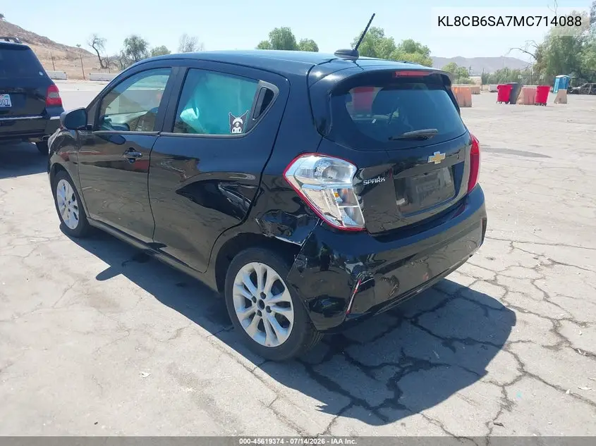 2021 Chevrolet Spark Fwd Ls Automatic VIN: KL8CB6SA7MC714088 Lot: 45619374