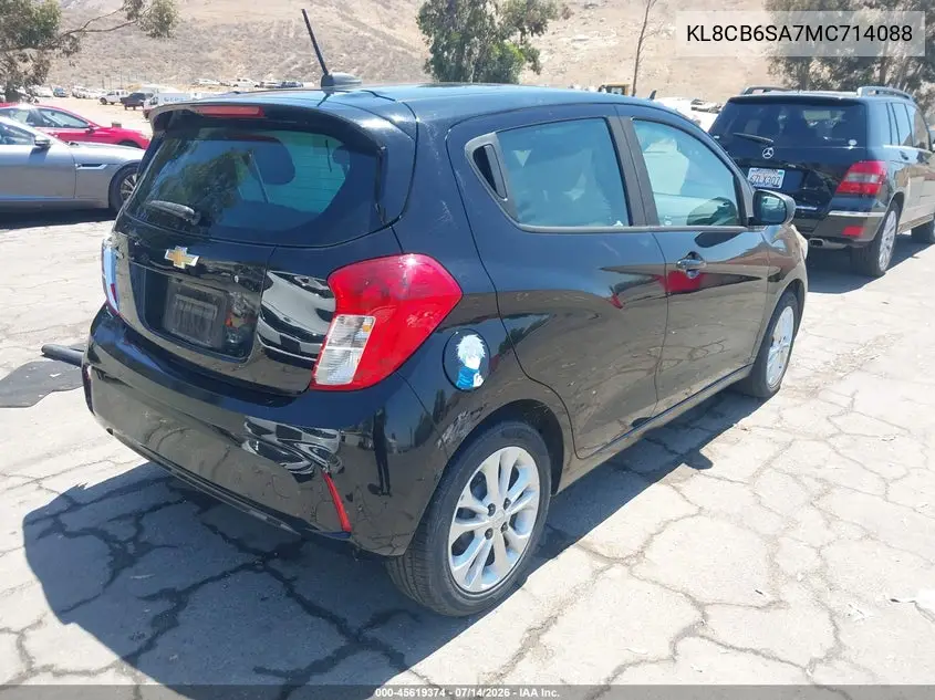 2021 Chevrolet Spark Fwd Ls Automatic VIN: KL8CB6SA7MC714088 Lot: 45619374