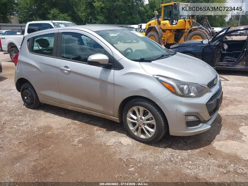 2021 Chevrolet Spark Fwd 1Lt Automatic VIN: KL8CD6SA3MC723445 Lot: 45625662