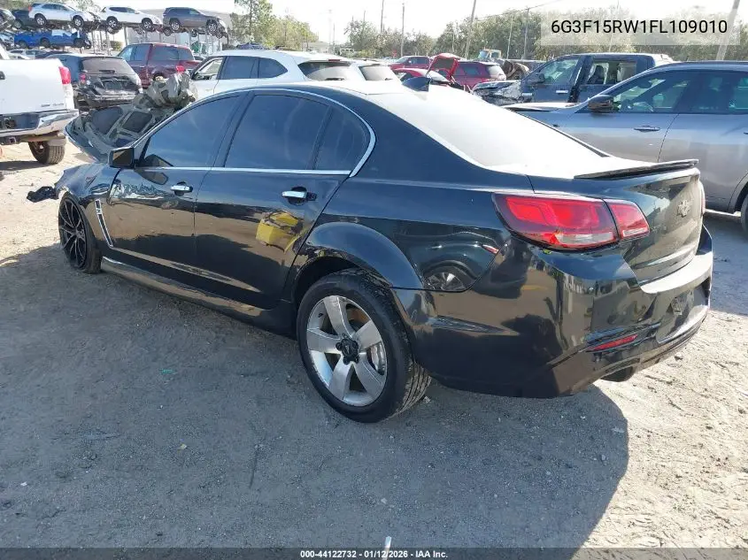 2015 Chevrolet Ss VIN: 6G3F15RW1FL109010 Lot: 44122732
